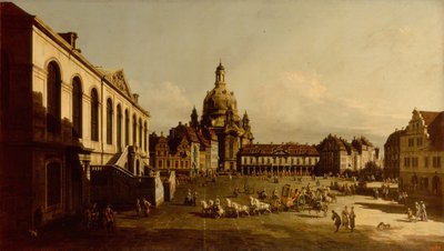 Neumarkt à Dresde - Bernardo Bellotto